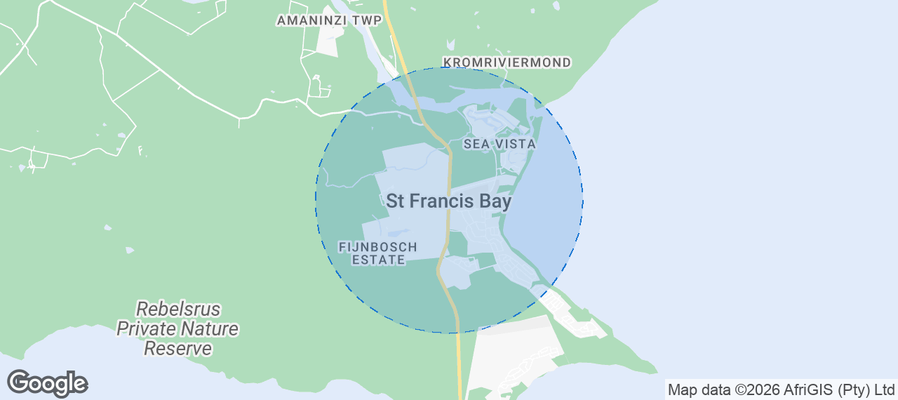 Saint Francis Bay Airbnb map